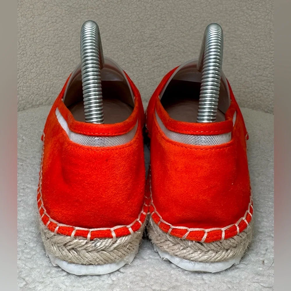 Karl Lagerfeld Paris Alaine espadrilles orange‎ slip-on loafer spring summer 9